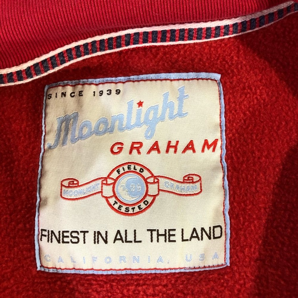 Dr Pepper Soda Moonlight Graham Baseball Retro Vintage Style Zip Up Vest L - Picture 7 of 8
